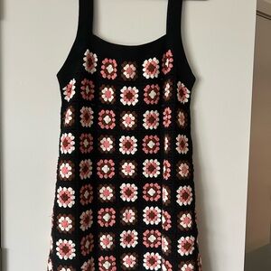 Sezane Crochet Patterned Dress, Size XXL (like new, only tried on/never worn)